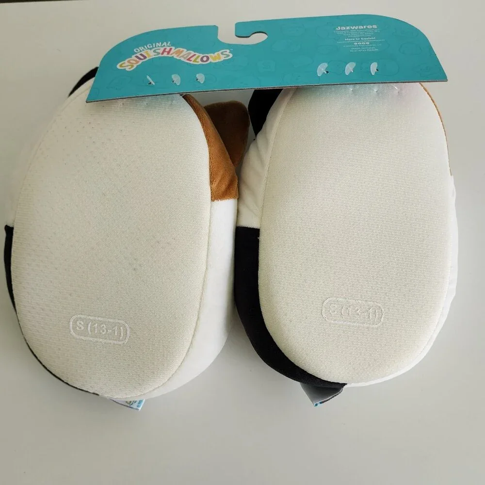 Squishmallows Little Kids' Cam the Cat Plush Slippers | Size 13 - 1 | NWT